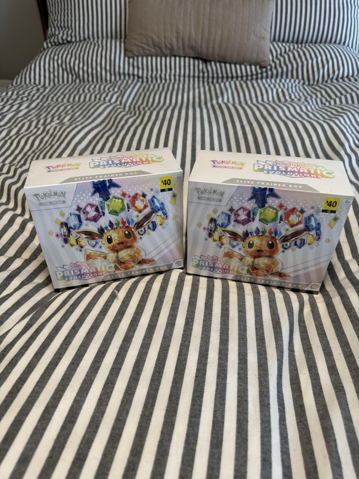 2 Pokemon Prismatic Evolutions ETB SEALED