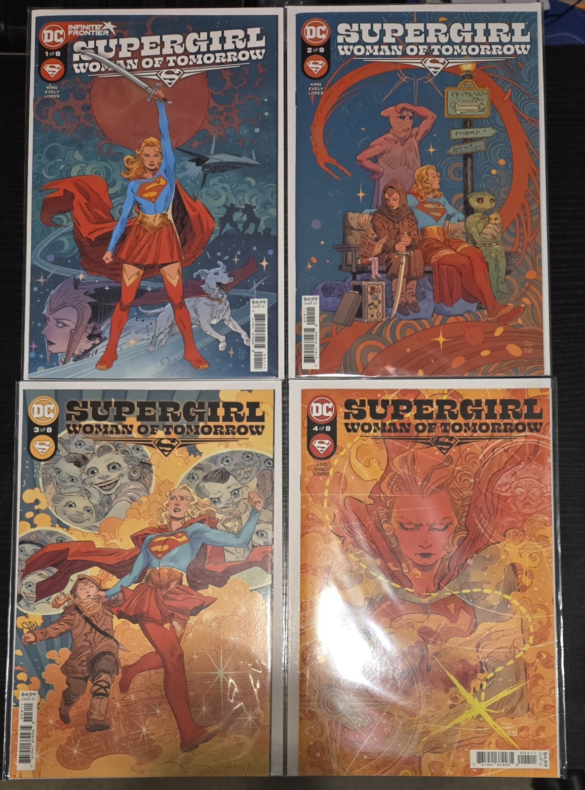 DC Supergirl Woman of Tomorrow #1-8 Complete Set 2021 Mint/Near Mint ,1st Print