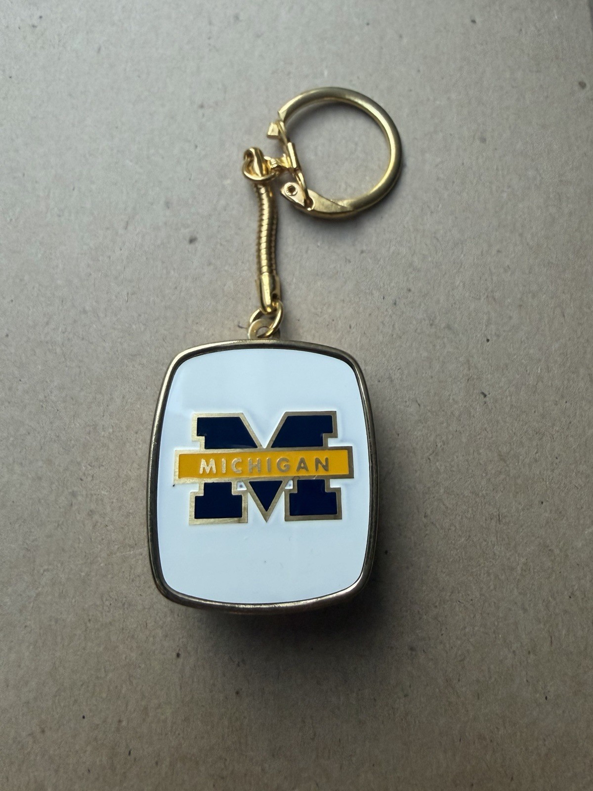 Vintage University of Michigan Musical Keychain