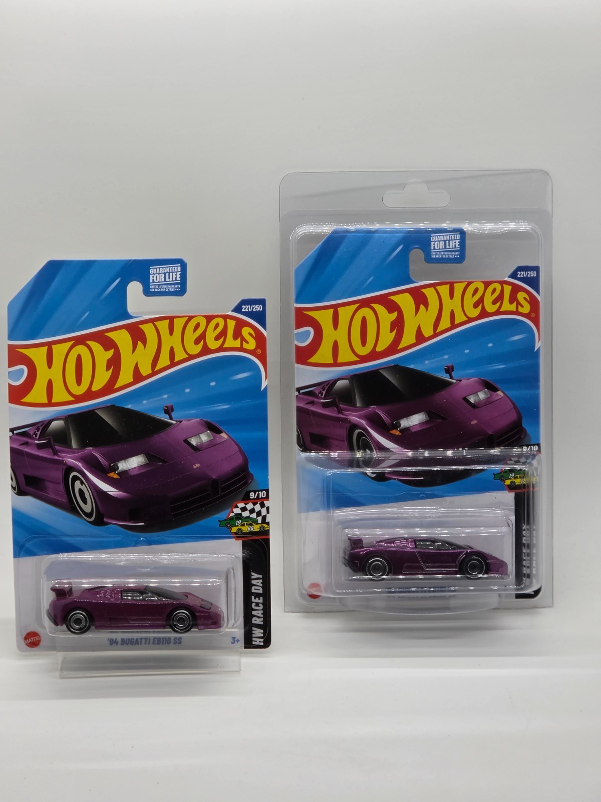 2025 Hot Wheels ’94 Bugatti EB110 SS Super Treasure Hunt & Mainline Bundle