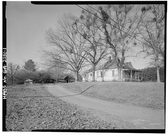 Photo:Palmetto Georgia GA Tatum House 1930s HABS Historic Home Roadfront