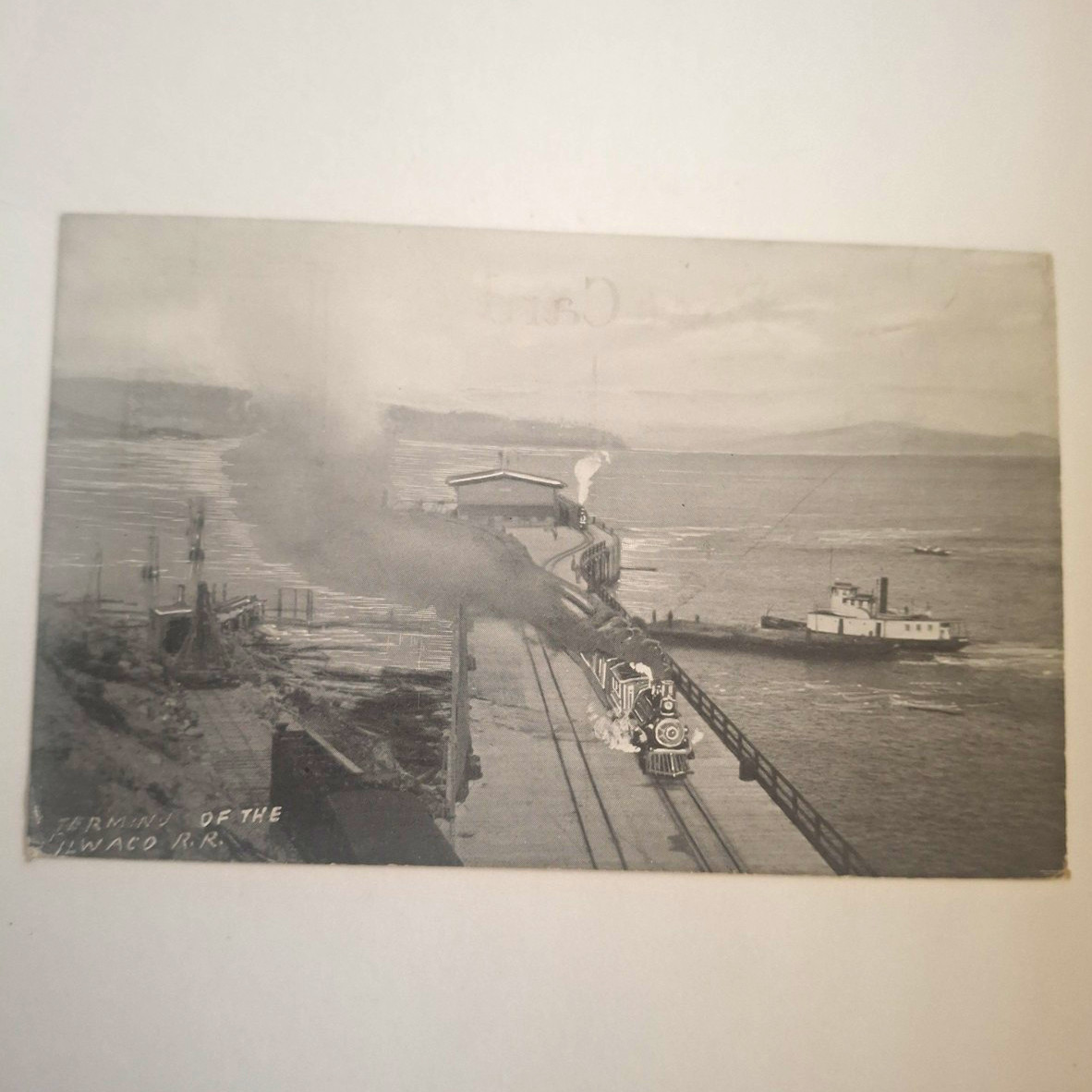 Real Photo RPPC Train Railroad Postcard Divided Back 1907-1915 Unposted