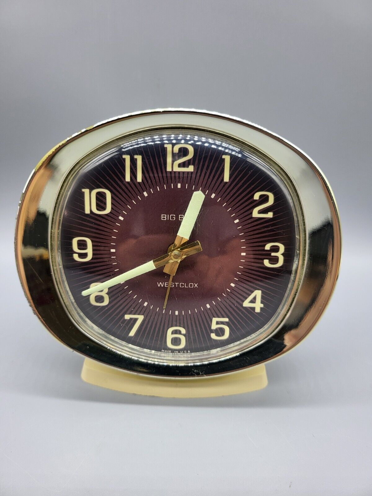 Vintage Big Ben Alarm Clock Westclox Glow In The Dark 