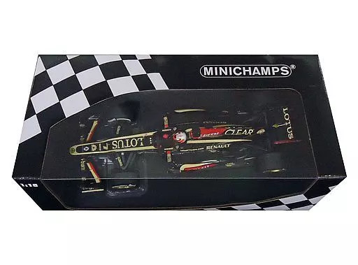 1/18 Lotus F1 Team Renault E21 WINNER AUSTRALIAN GP 2013 CLEAR #7 Black