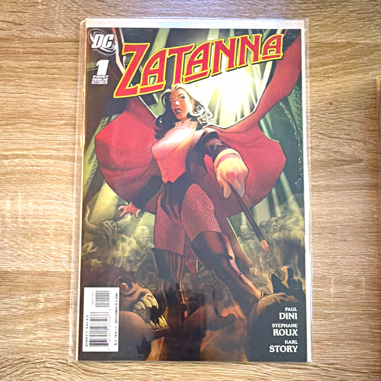 DC Comics Zatanna #1 First Issue - Paul Dini, Stéphane Roux, Karl Story
