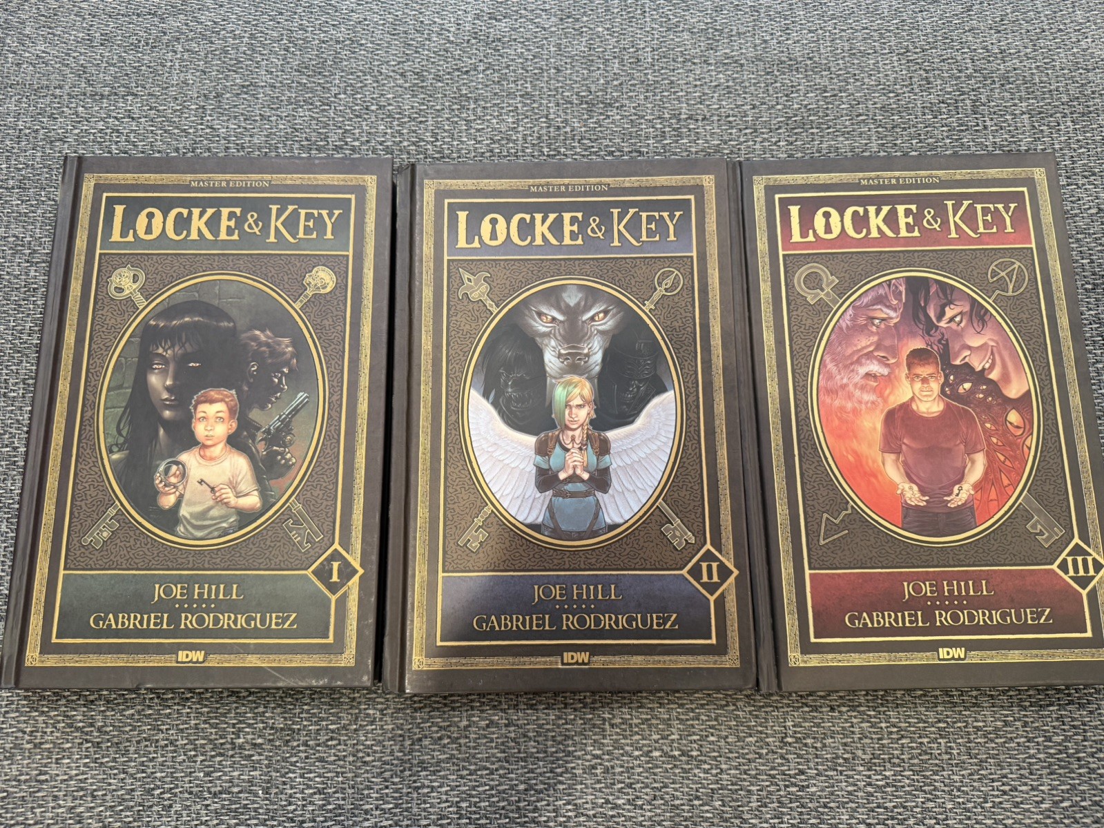 LOCKE & KEY Master Edition Volumes 1, 2, & 3 Hardcover Set by Joe Hill IDW