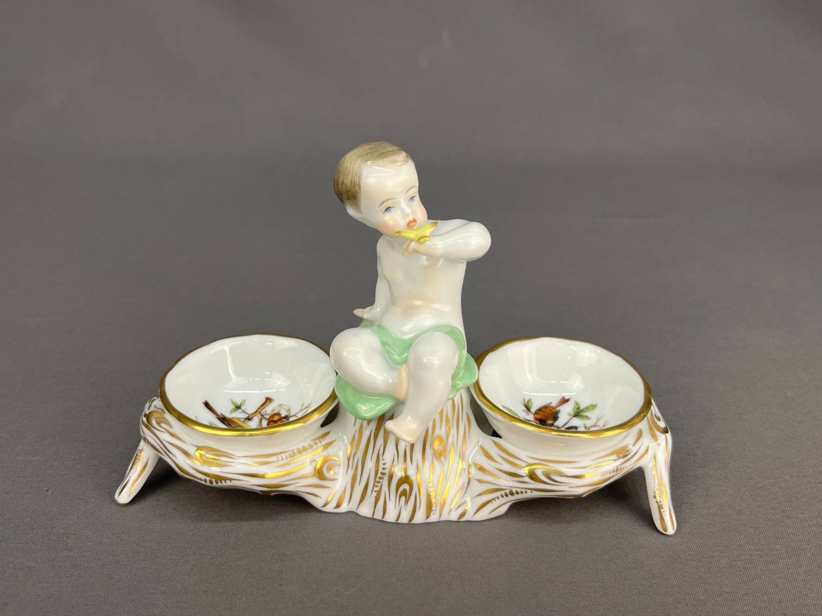 HTF Herend ROTHSCHILD BIRD 258-0-01 Cupid Cherub 5.5\