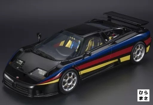 1/12 Bugatti EB110 SS Black Brunei Livery Diecast TOP12 42D