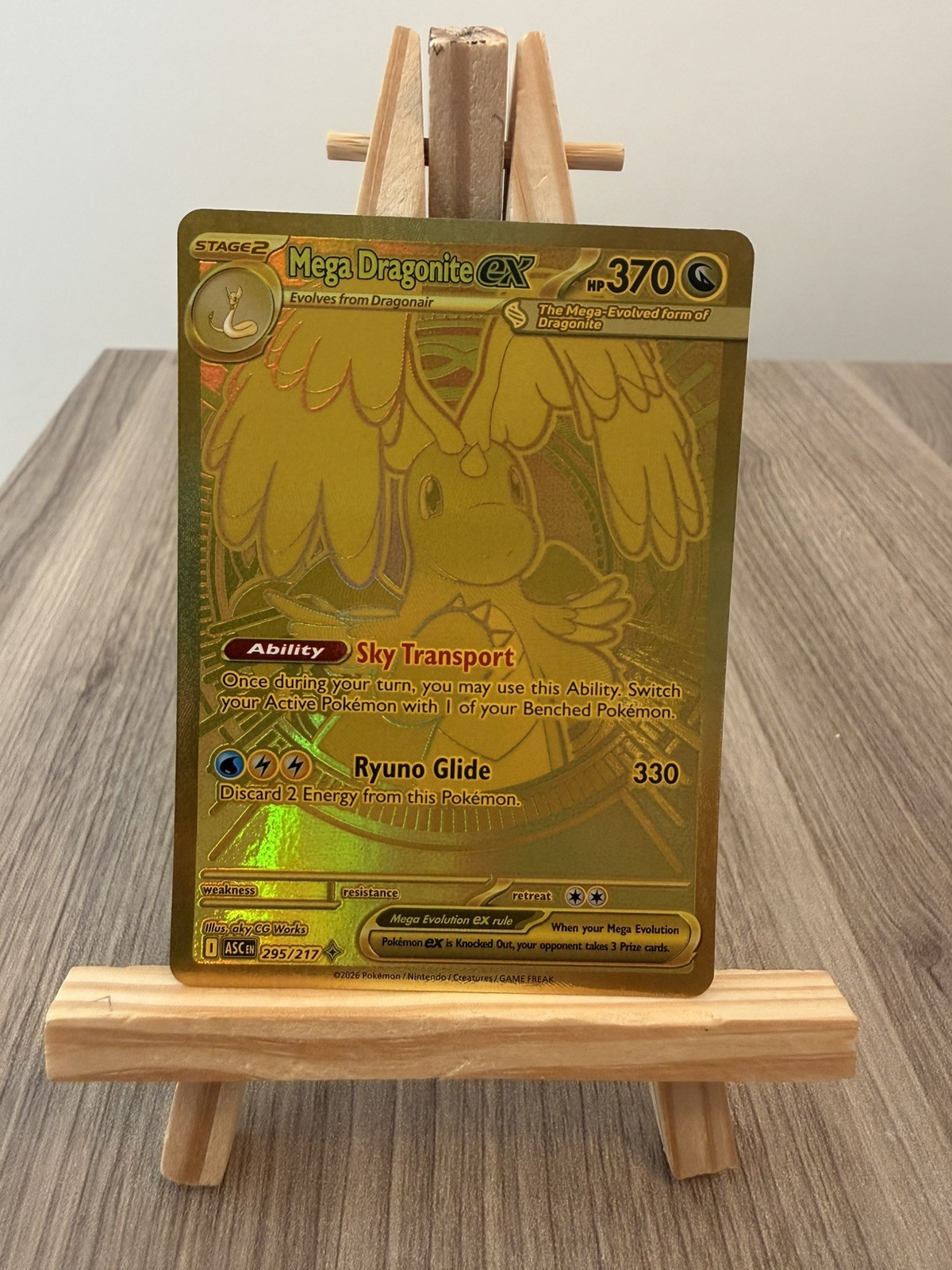 Pokemon TCG Ascended Heroes Mega Dragonite Ex 295/217 NM/M