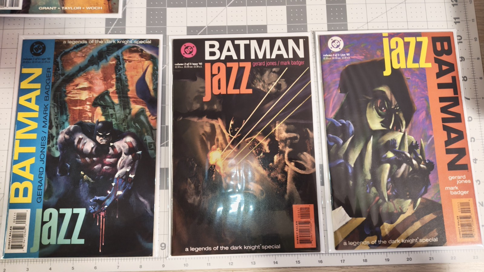 DC Comics BATMAN LEGENDS OF THE DARK KNIGHT: JAZZ #1-3 Complete Run high grade
