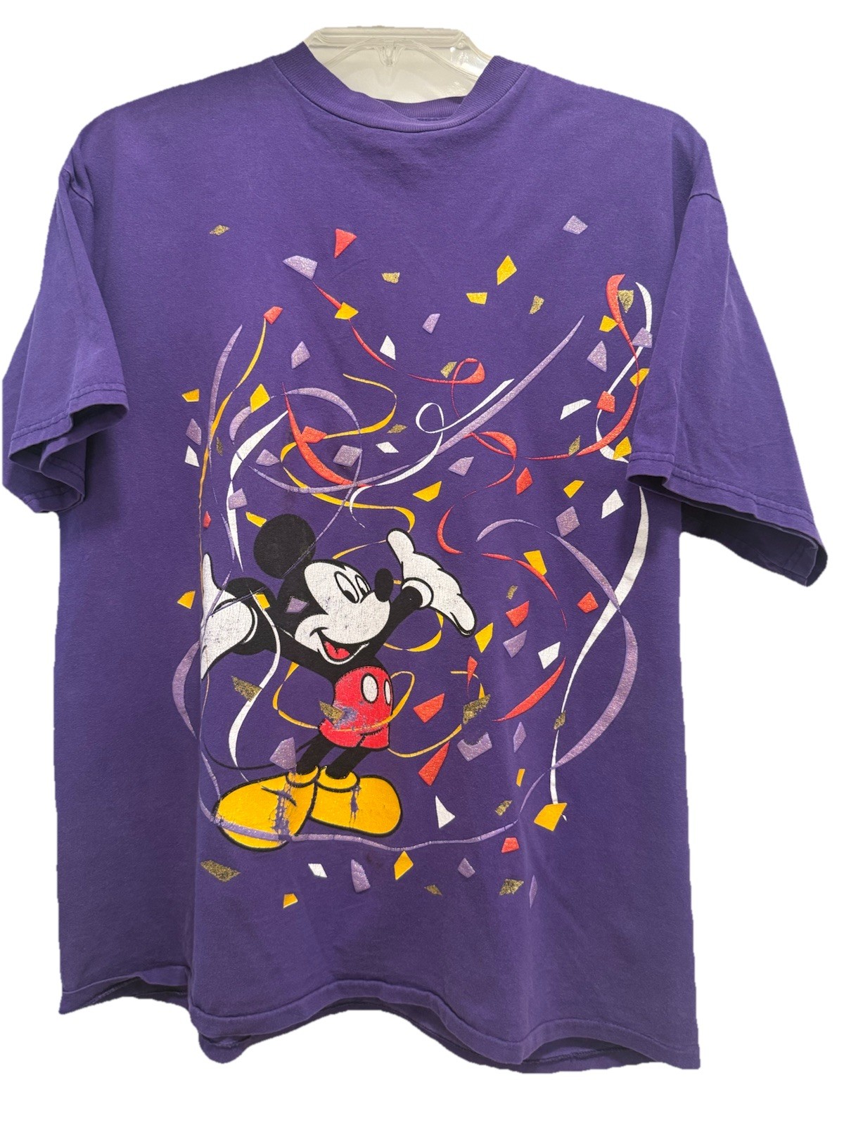 Vintage Mickey Unlimited Label MICKEY MOUSE Confetti Celebration XL