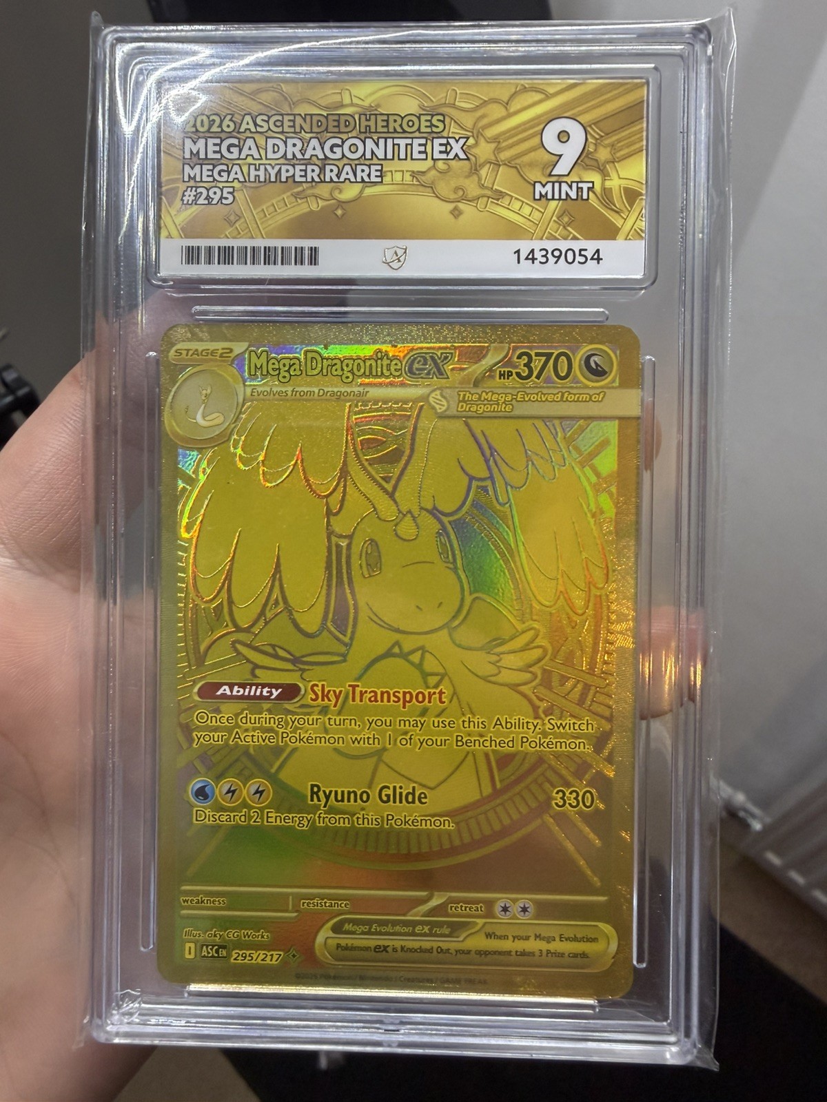 Mega Dragonite EX Hyper Rare 295/217 Ace 9 ASCENDED HEROES – Pokémon TCG 