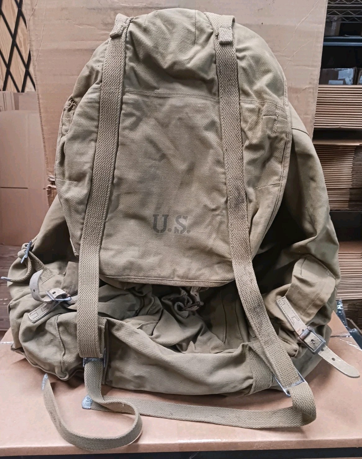 USGI WW2 Mountain Troop Rucksack  Backpack With Frame 1942 Dated