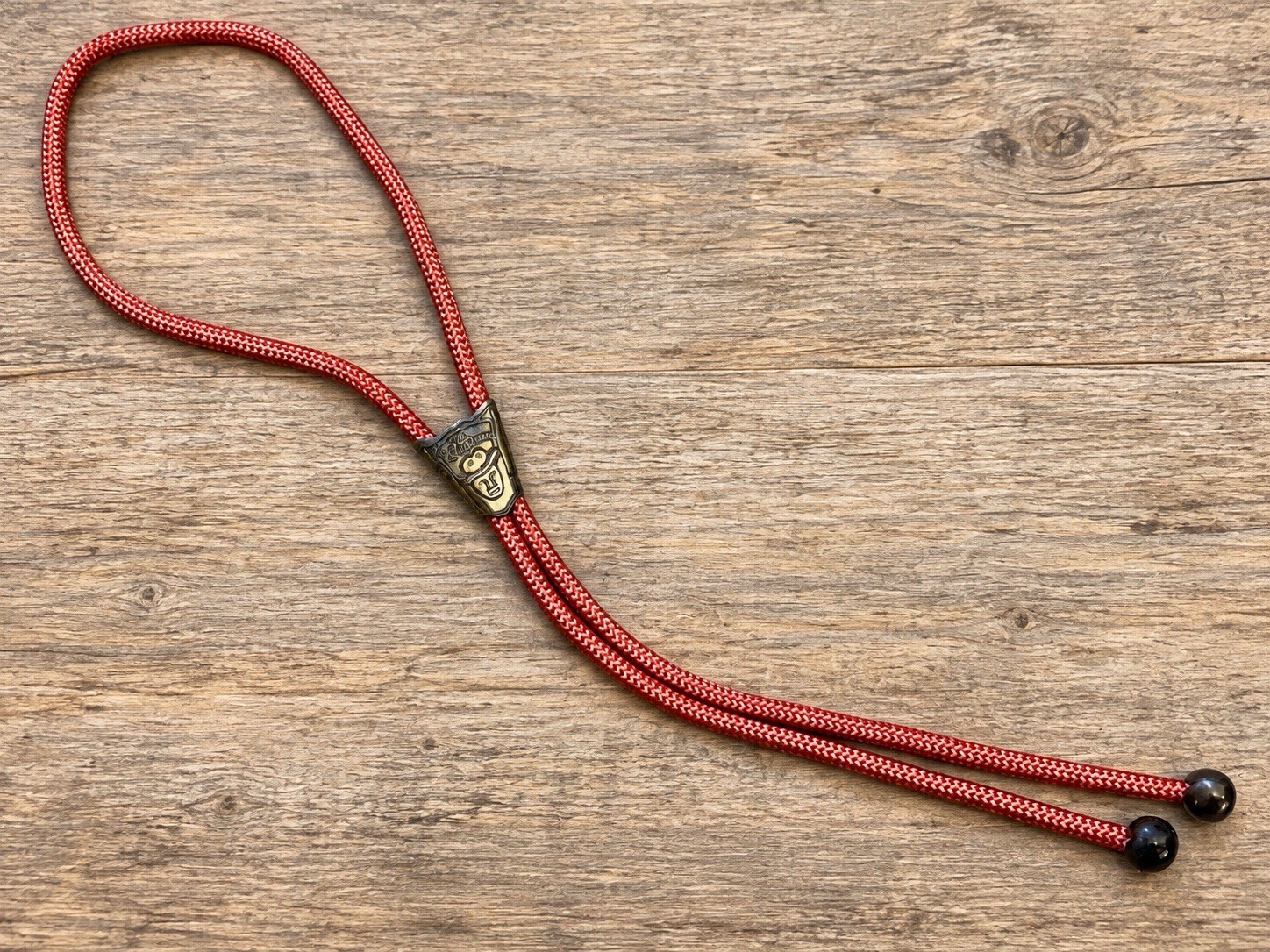 SCARCE Vintage 1950s Kit Carson Coca Cola Bolo Tie Kids TV Promo Red Cord