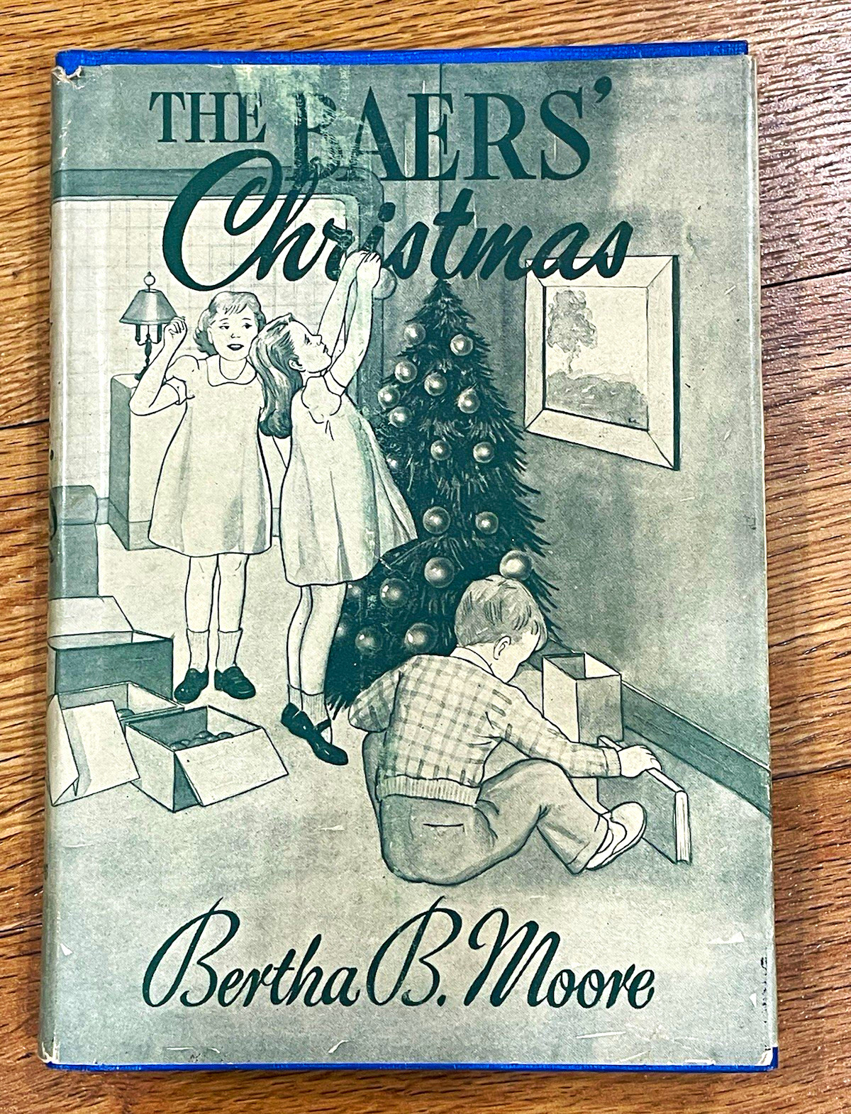 The Baers Christmas Bertha Moore Vintage 1949 Nostalgic Children's Holiday Book