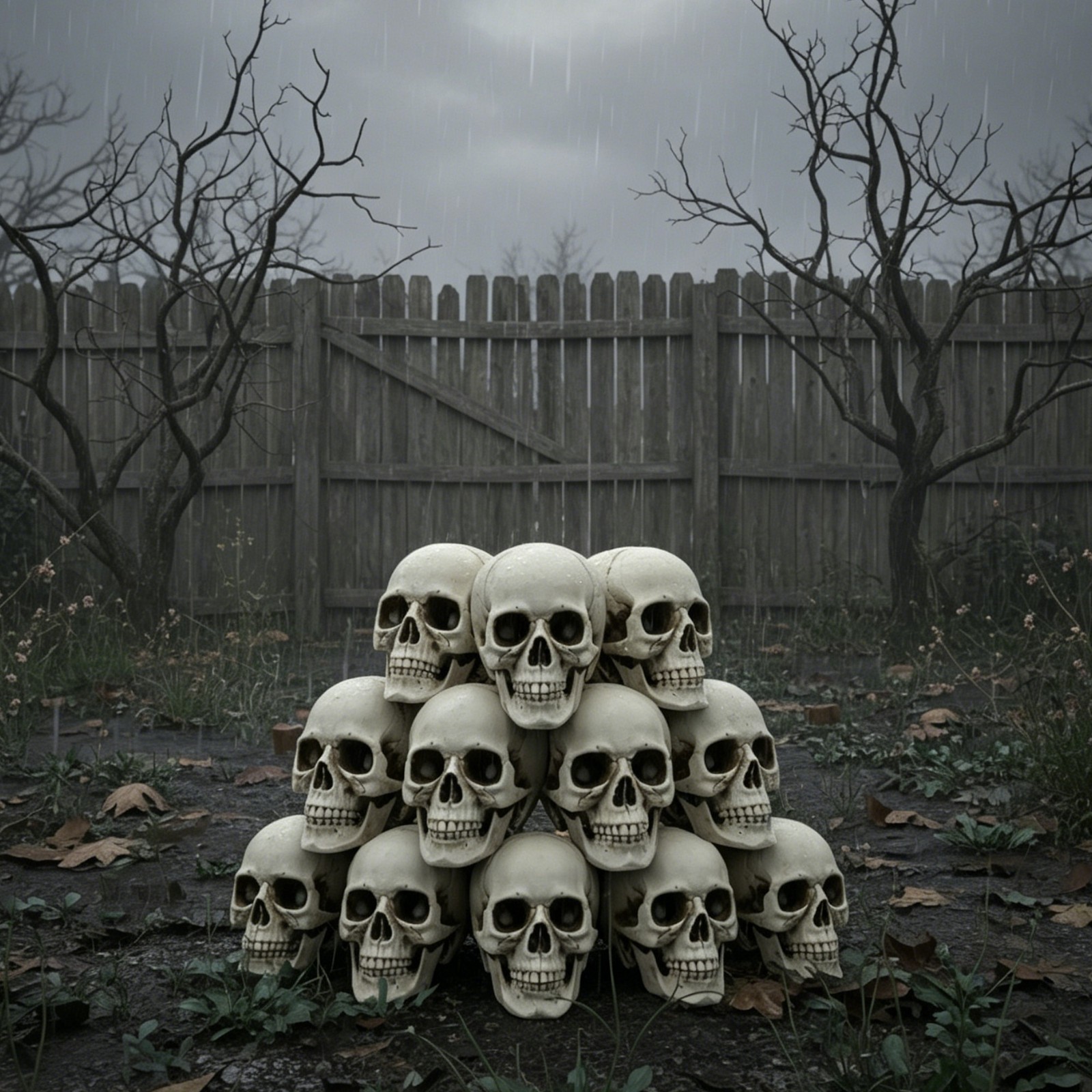 Yescom 12 Pcs Human Skulls Life Size Skeleton Head Halloween Decorations