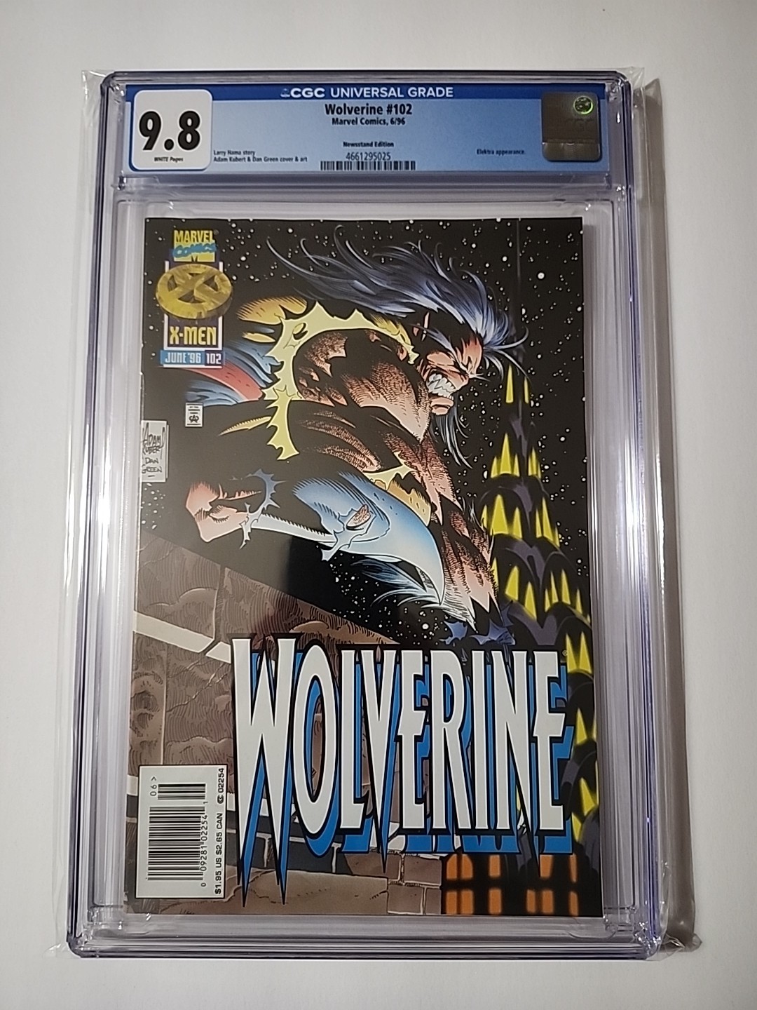 Wolverine #102 CGC 9.8 Rare Newsstand WP  1996 
