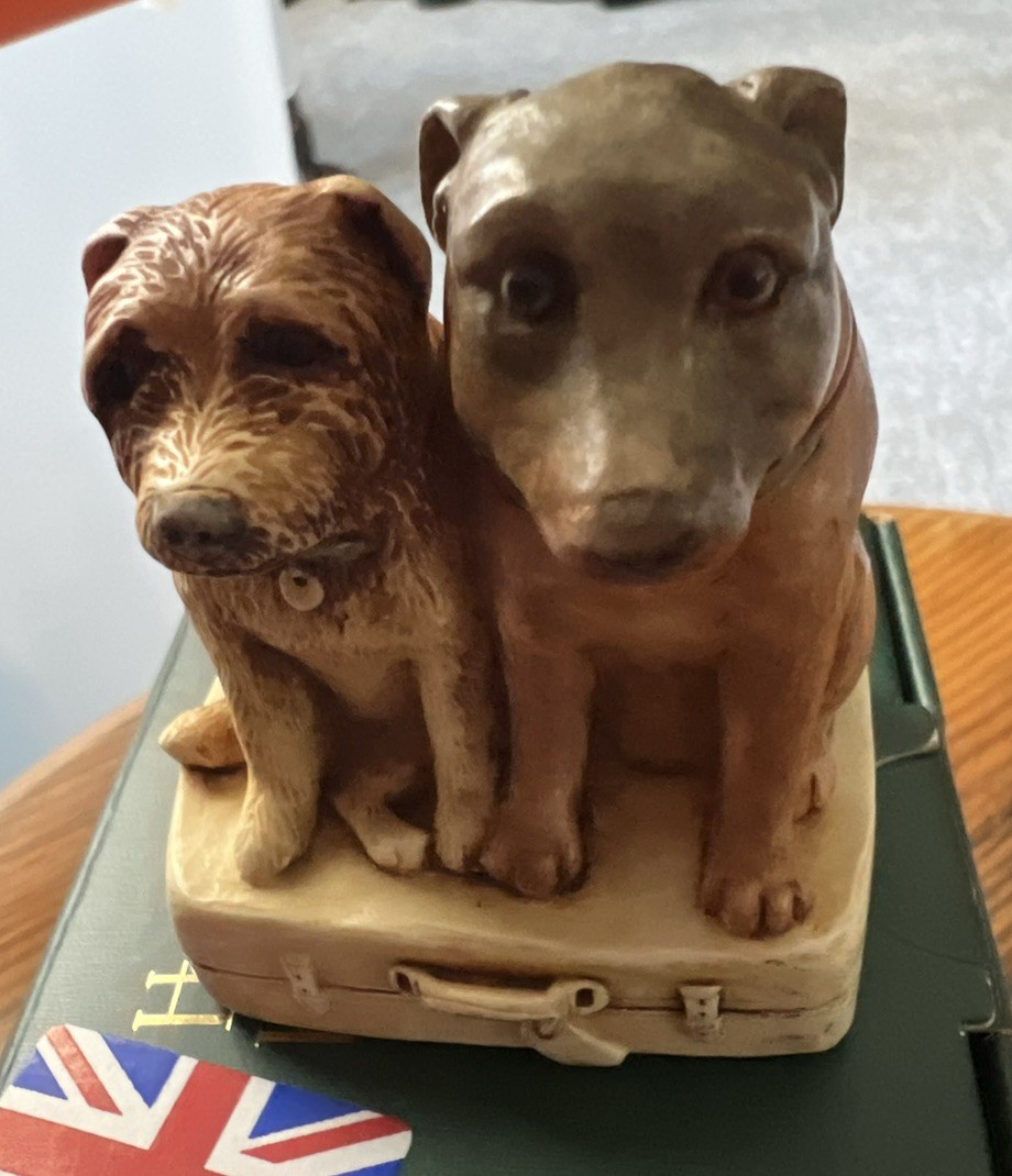 Harmony Kingdom Alf & Flo Dog Briefcase '03 Factory Tour Event Piece NIB