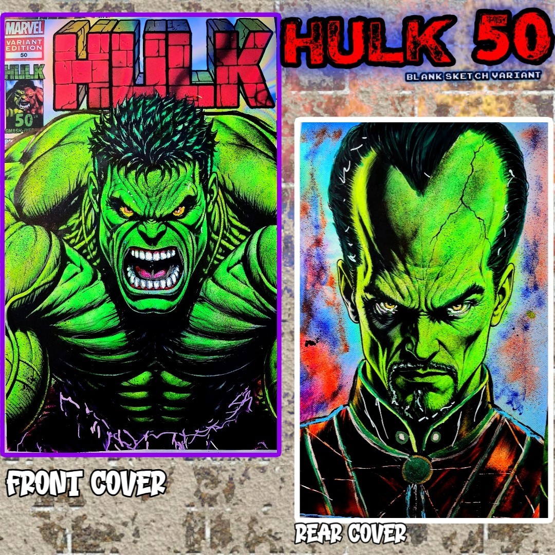 Hulk 50 BossKong Original Art Sketch Cover 1/1  Hulk  / Leader 