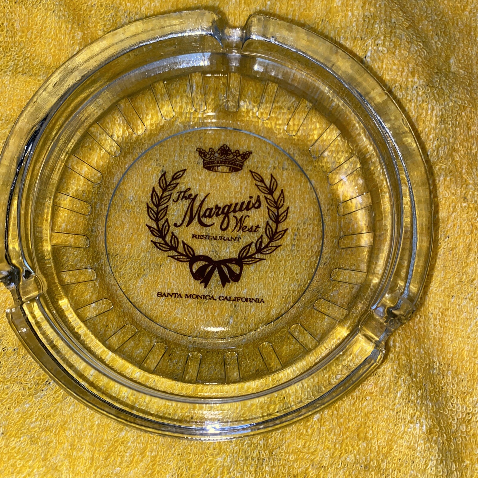 The Marquis West Restaurant Ashtray 