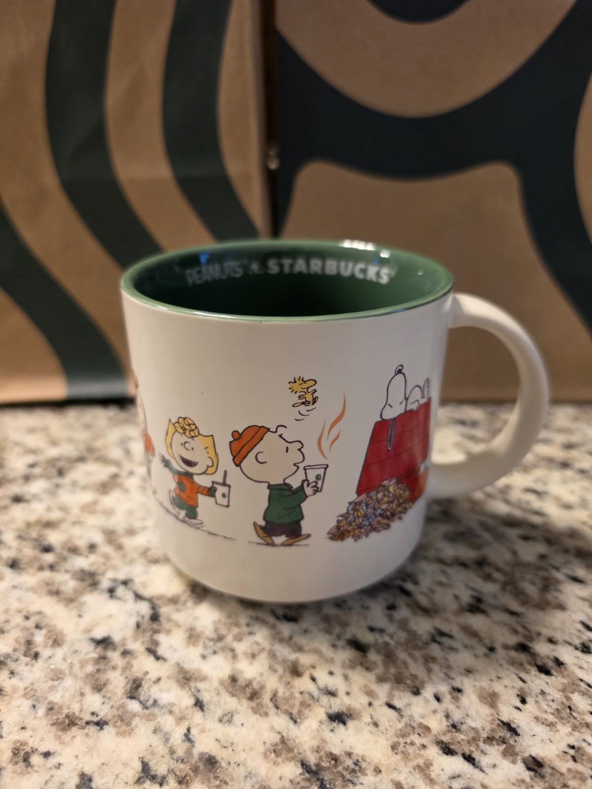 Starbucks X Peanuts Snoopy Mug Limited Edition AUTHENTIC 💫💚