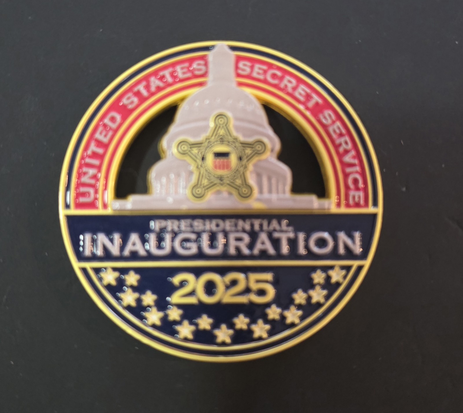 🔥RARE🔥USSS UNITED STATRES SECRET SERVICE 2025 PRESIDENTIAL INAUGURATION COIN 