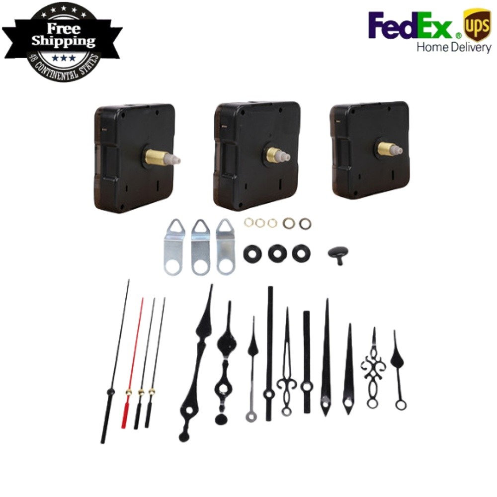 DIY Wall Quartz Clock Movement Mechanism Replacement Repair Kit Tool Parts Hands DIY Wall Quartz Clock Movement Mechanism Replacement Repair Kit Tool Parts Hands