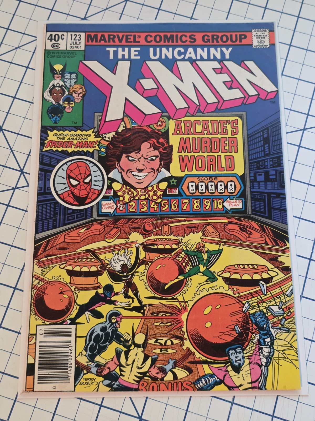 Uncanny X-Men #123 Newsstand VG/FN 5.0 Marvel 1979 Claremont Byrne Austin Cover