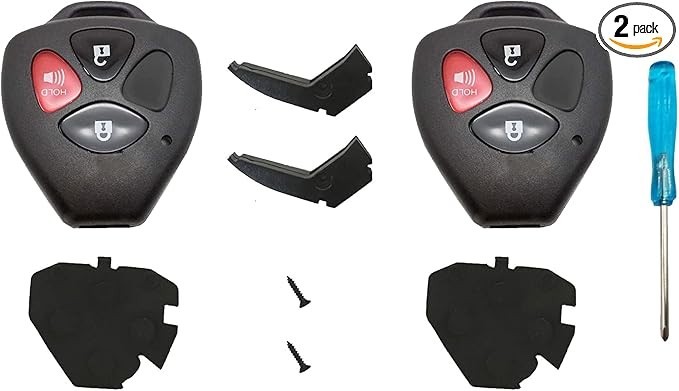 Estuche De Control Remoto Llavero Toyota Accesorios Para Llaves Auto Carrio Choc