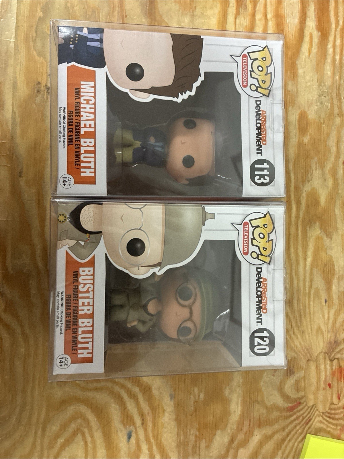 Funko Pop Set Of Two Arrested Development 113 & 120 With Protectors