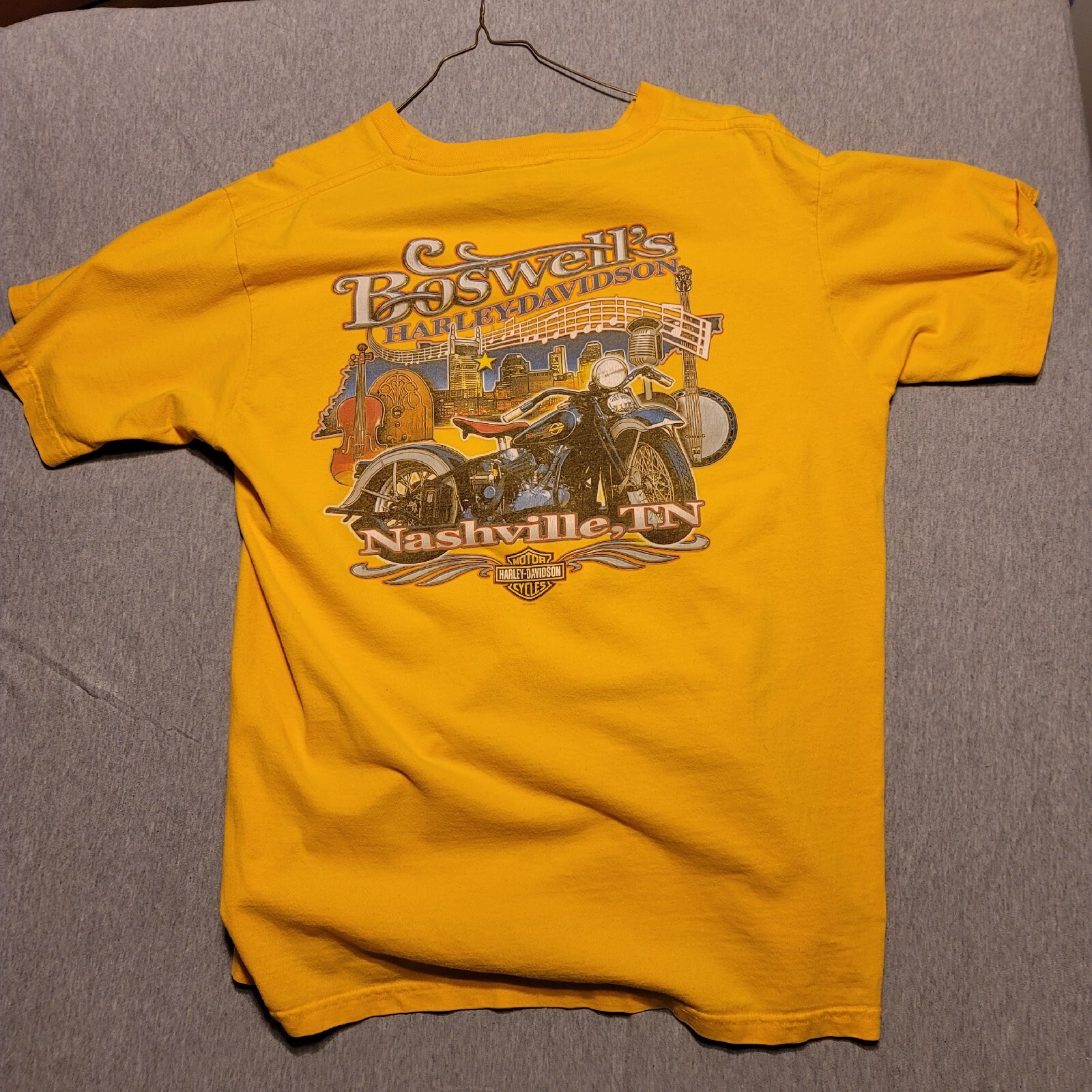 vintage harley davidson t shirt NASHVILLE 2006 Sz L Fantastic Shape vintage harley davidson t shirt NASHVILLE 2006 Sz L Fantastic Shape