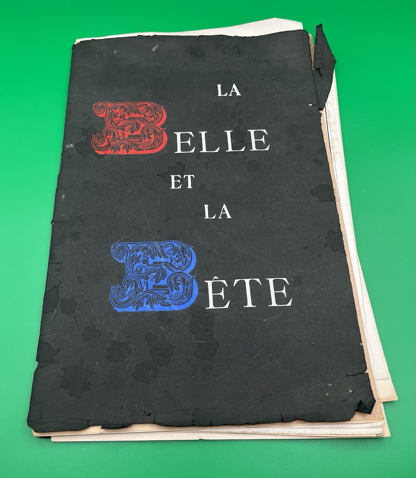 Rare 1946 La Belle et la Bête Jean Cocteau Christian Bérard Signed René Clément