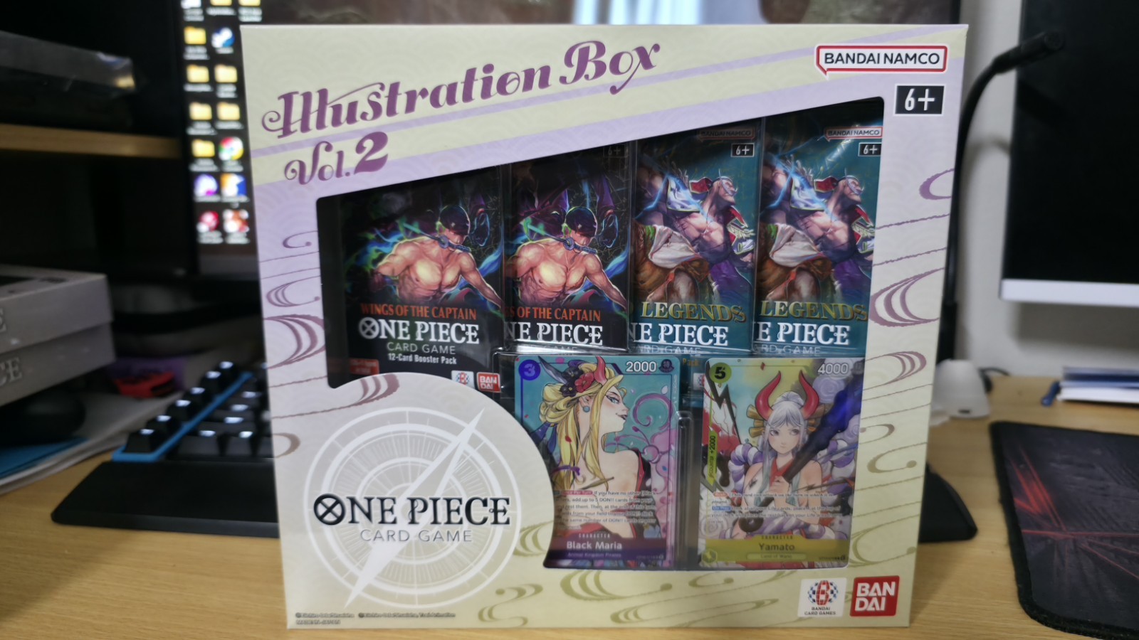 Bandai Namco One Piece Card Game Illustration Box Vol.2 48 Cards OP-06 OP-08