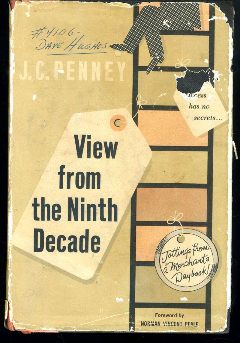 JC Penney JSA Coa Hand Signed View From The Ninth Decade Book Autograph