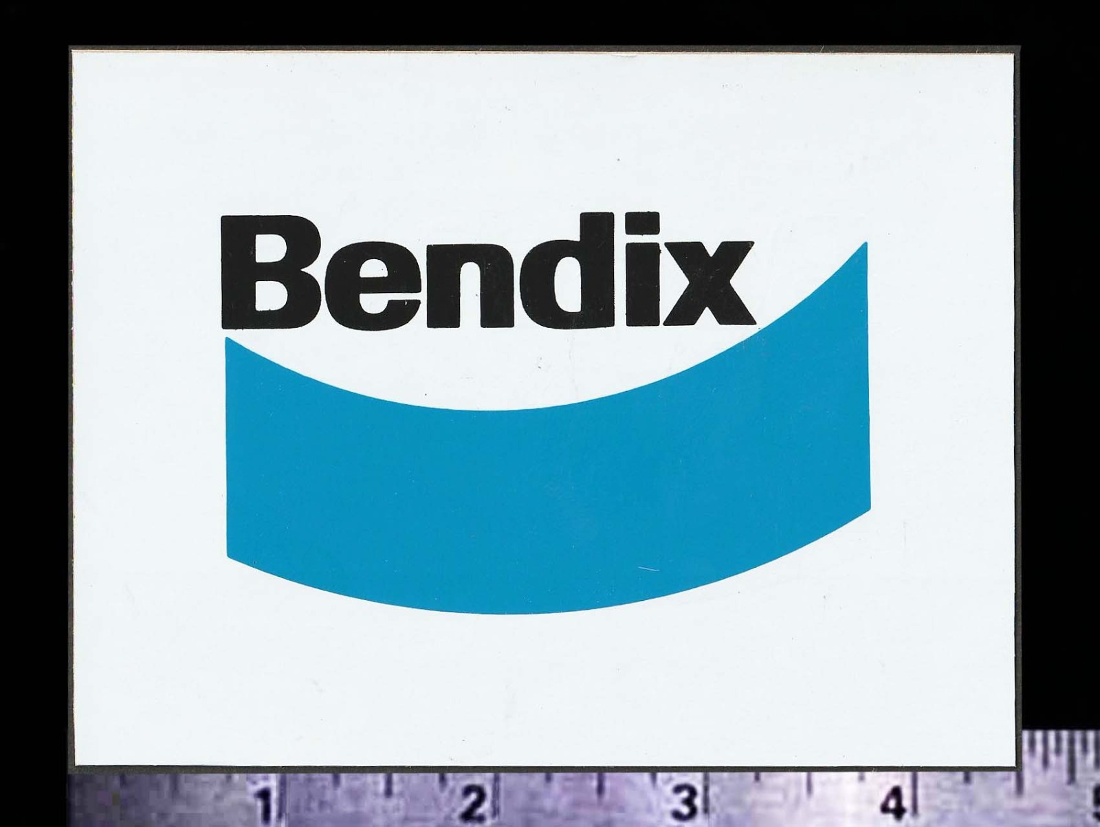 BENDIX Automotive Parts - Original Vintage 1960's 70's Racing Decal/Sticker
