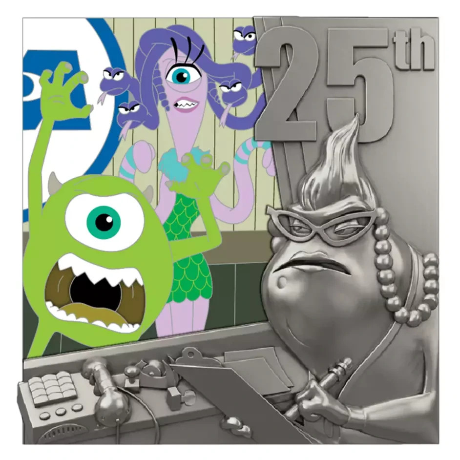 Pre-order Disney D23 Exclusive Monsters, Inc 25th Anniversary Pin - Mike & Celia