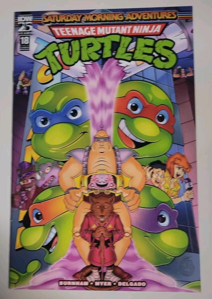 TMNT: SATURDAY MORNING ADV #18 10/2024 VF+ VARIANT B (MACK) IDW PUBLISHING