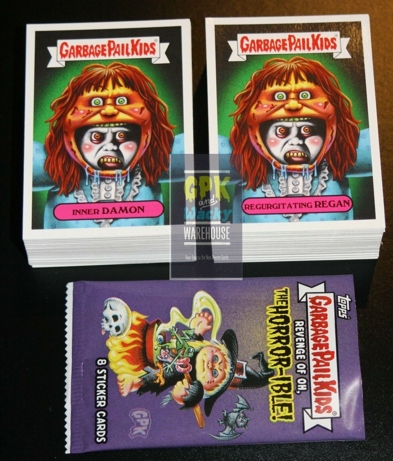 2019 GARBAGE PAIL KIDS REVENGE OF OH THE HORROR-IBLE 200 CARD SET +WRAPPER