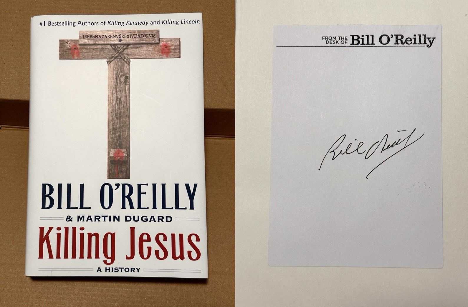 Bill O'Reilly Signed Original Bookplates (Not Authenticated)