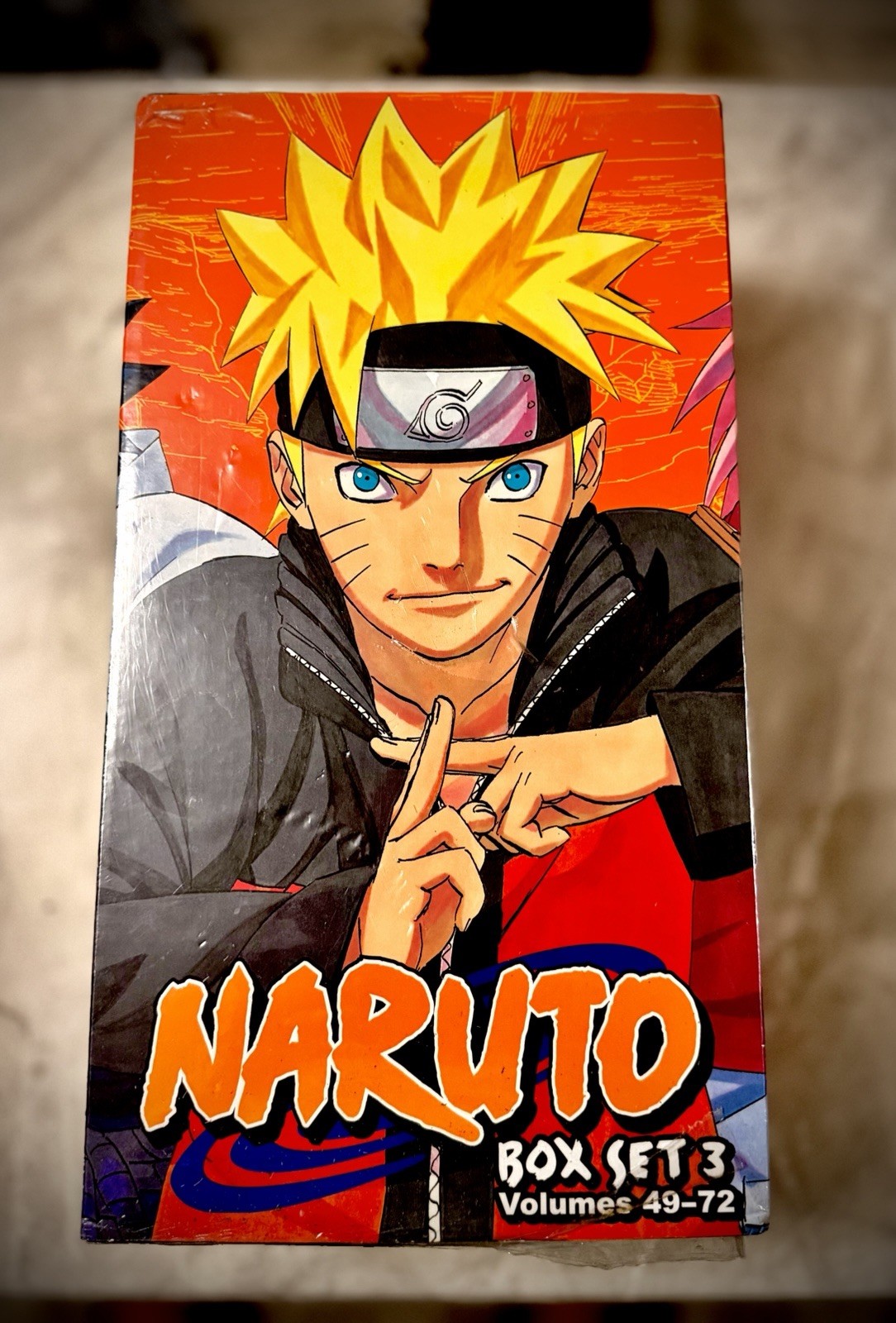 Naruto Box Set 3 Manga Lot Vol. 49-72 English VIZ Masashi Kishimoto Brand New