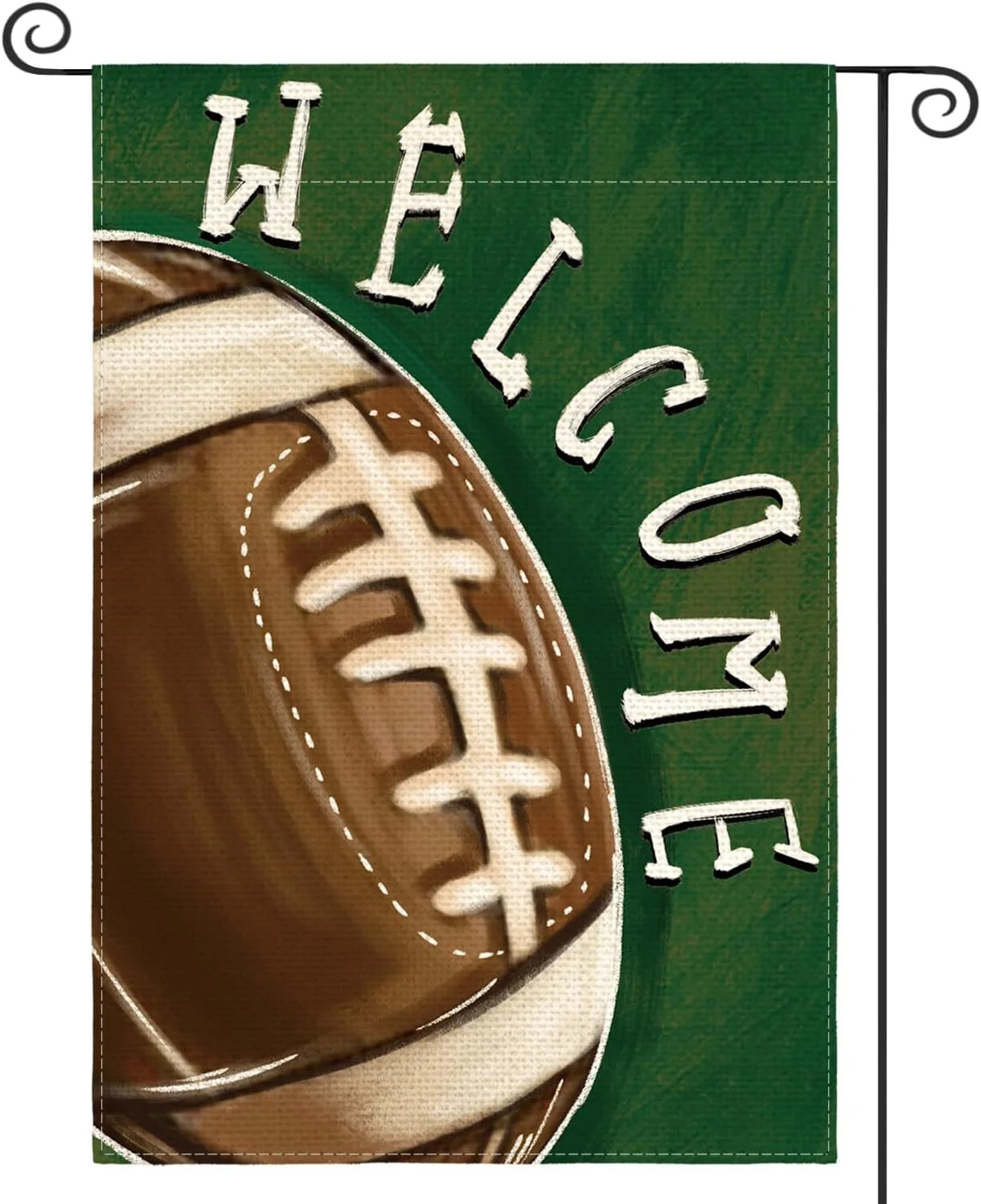 Football Garden Flag 12x18 Inch Double Sided Outside | Double Si