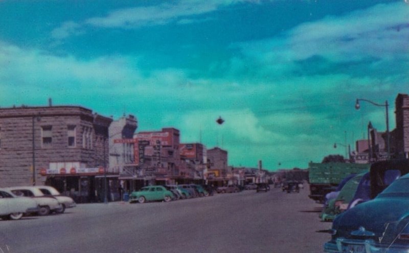 CODY Wyoming 1950-60s Main Street OLD PHOTO