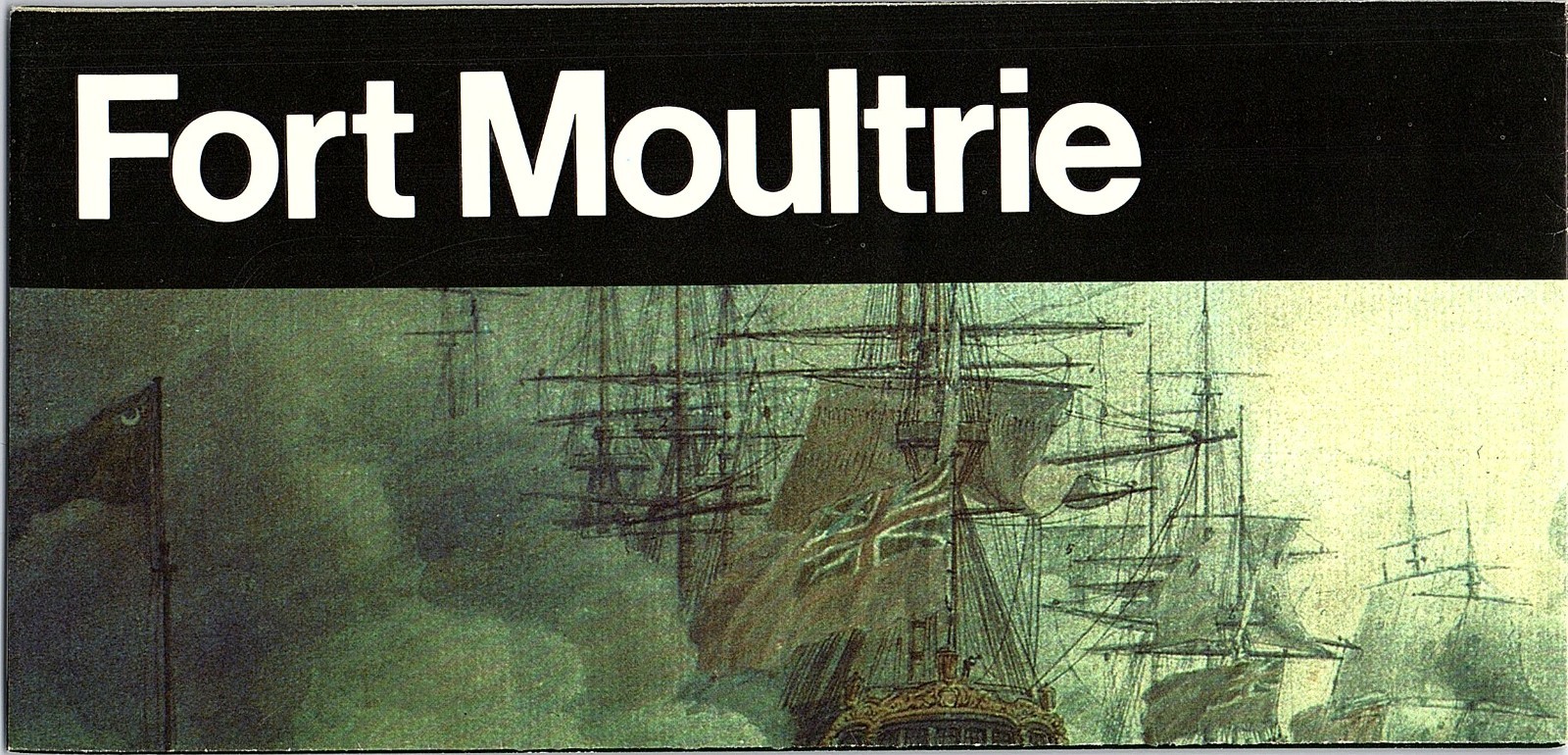 Fort Moultrie Fort Sumter Natl Monument US Interior Vintage Fold Out Map TC19