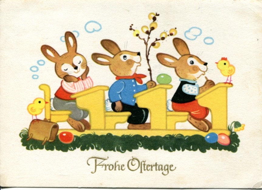 Ancient Ak, Merry Ostertage, Bunny IN The Osterschule