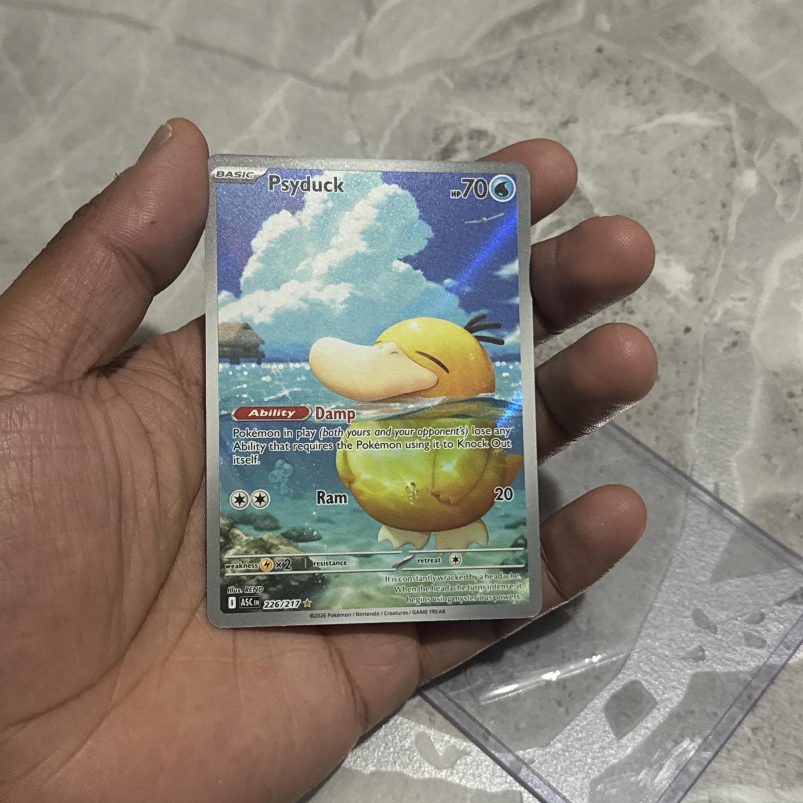 Psyduck 226/217 Ascended Hero’s Illustration Rare NM