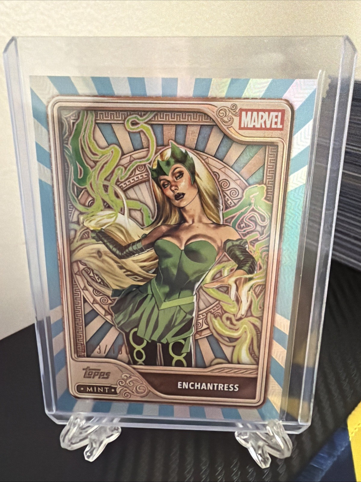Enchantress 2026 Topps Mint Marvel Blue /100