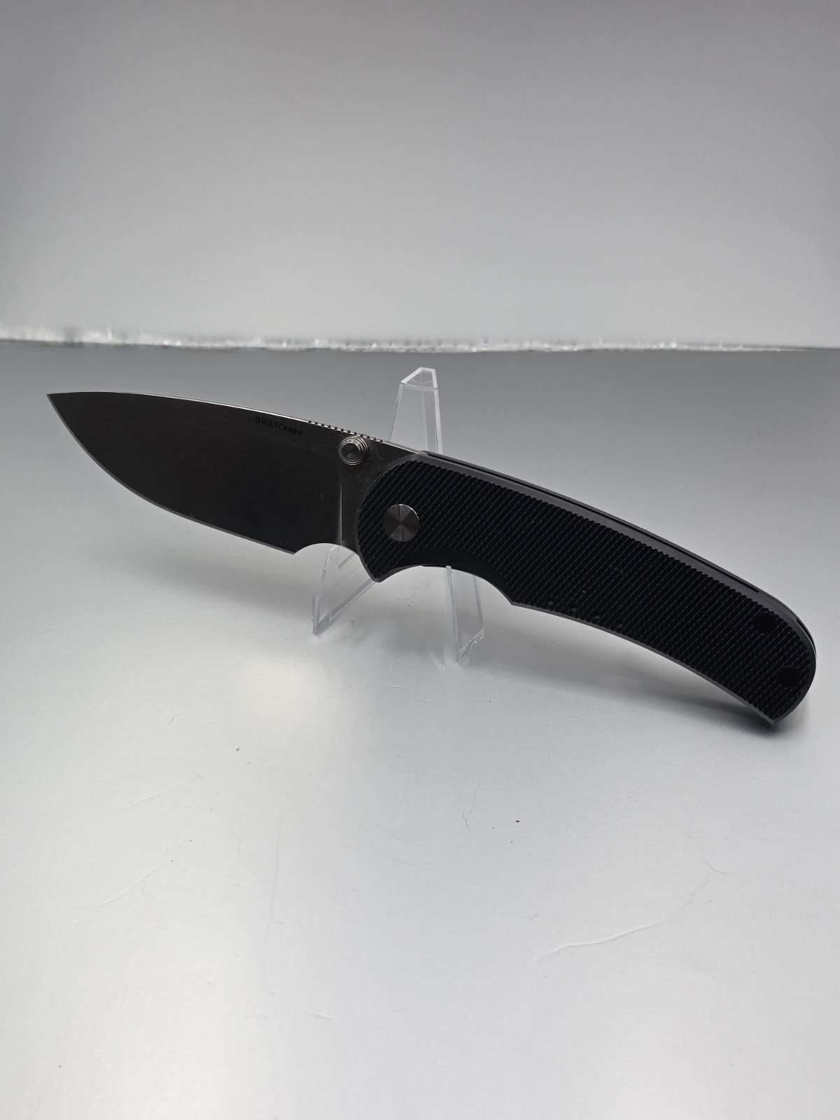 Quiet Carry The Drift Folding Knife – Black Titanium – Vanax – Pre-Owned