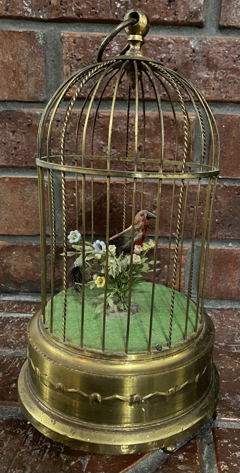 ANTIQUE GERMAN KARL GRIESBAUM SINGING BIRD CAGE MUSIC BOX AUTOMATION Read
