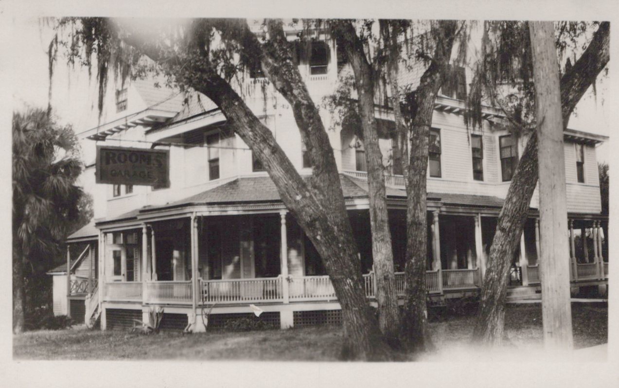 Antique 1928 House Daytona Beach Fla Rooms Garage Original Rare Photo