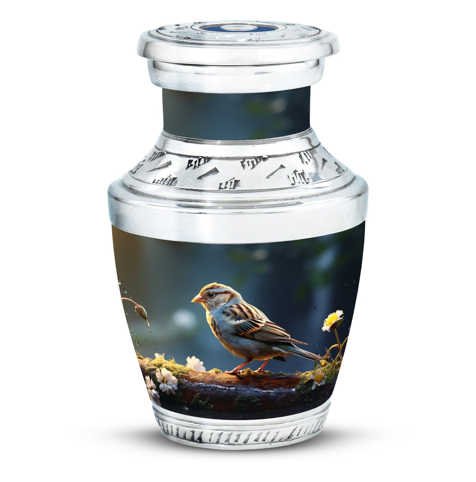 Sparrow Keepsake Cremation Urn: Cherished Remembrance Keepsake
